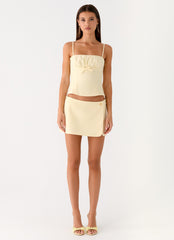 Gowon Top - Butter Yellow