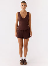 Hard To Tame Top - Chocolate