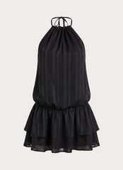 Parade Halter Mini Dress - Black