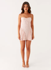 Promenade Mini Dress - Pink