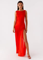 Ramiro Maxi Dress - Red