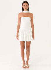 Ros Mini Dress - White