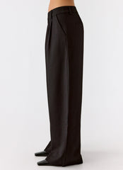 Samuel Low Rise Suiting Pants - Black