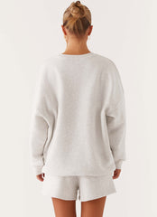 Signature Oversized Sweatshirt - Grey