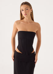 Tillie Corset Top - Black
