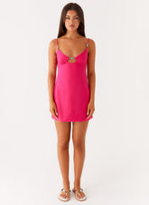 Vander Mini Dress - Fuchsia