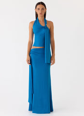 Demiase Maxi Skirt - Royal Blue