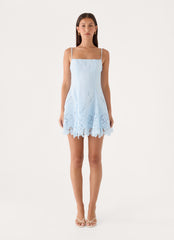 Florine Mini Dress - Blue