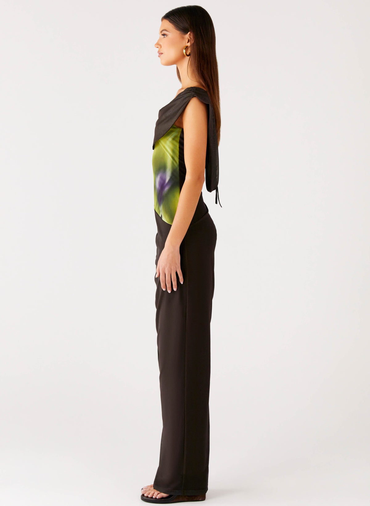 Good Fortune Maxi Dress - Lime Flower