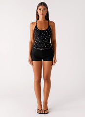 Palm Springs Top - Black