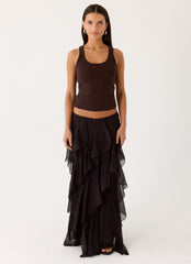 Silka Top - Chocolate