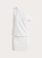 Stick Around Mini Dress - White